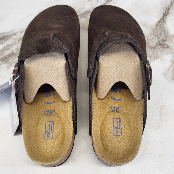 Birkenstock Boston BS MOCHA Clog Narrow Fit Size 42 Men's 9 Women's 11 - Picture 10 of 15